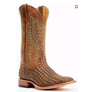 EUC Horse Power Unbeweavable Western Boot Broad Square Toe HP1758 Mens 13D